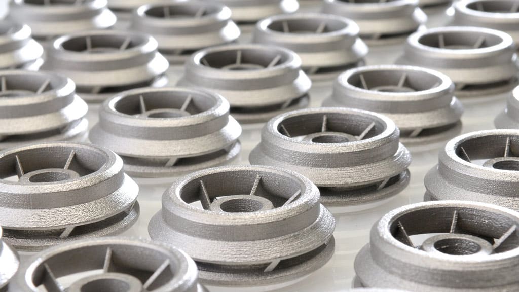 Titanium 3D printed parts using binder jetting process